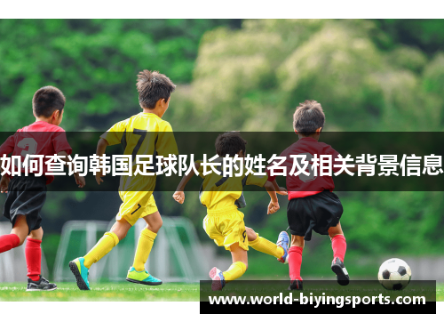如何查询韩国足球队长的姓名及相关背景信息