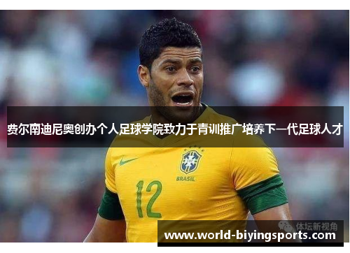 费尔南迪尼奥创办个人足球学院致力于青训推广培养下一代足球人才