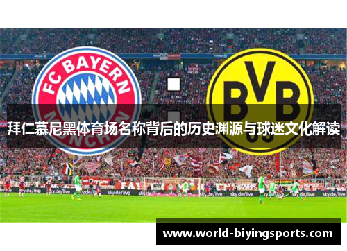 拜仁慕尼黑体育场名称背后的历史渊源与球迷文化解读